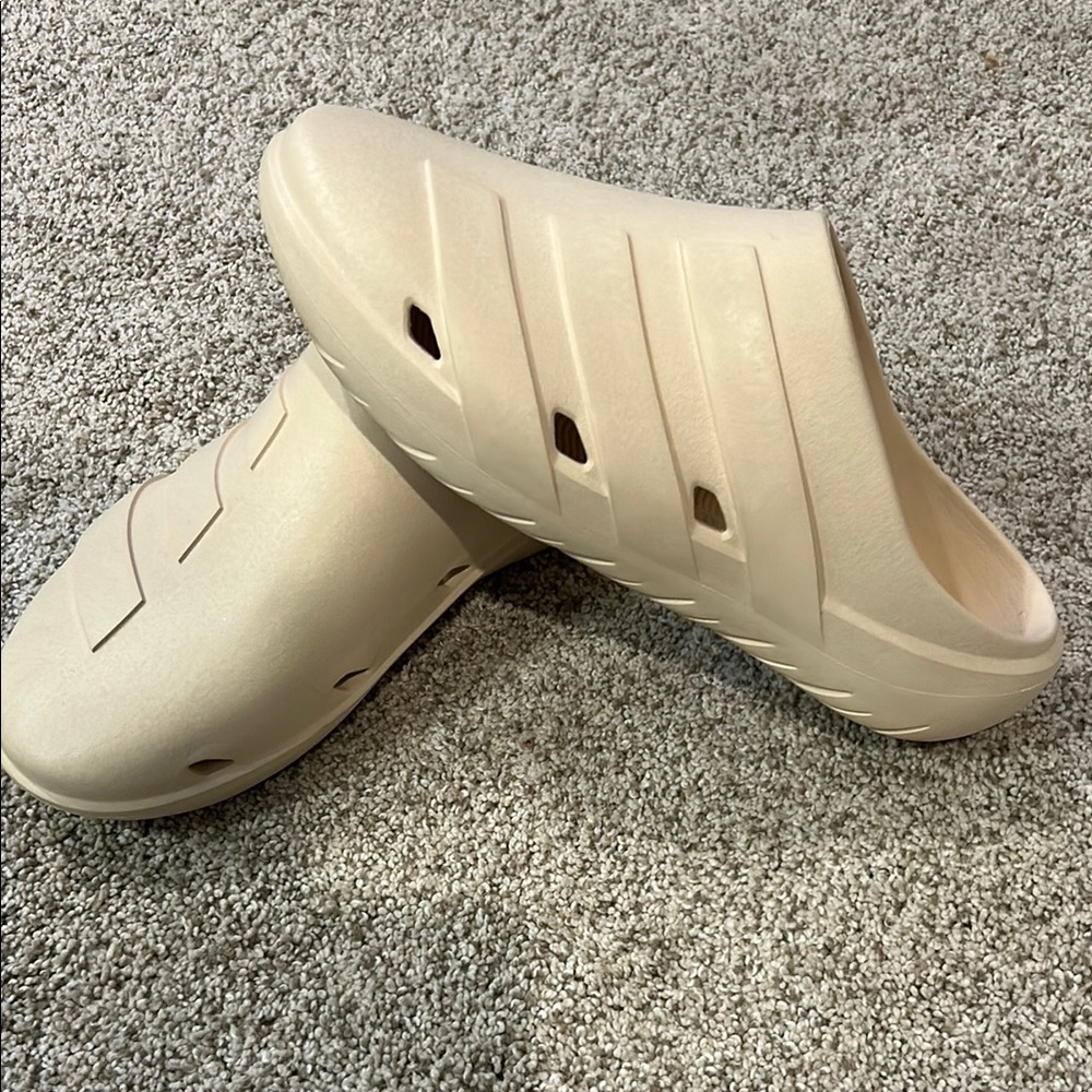 adidas Cream Mules & Clogs